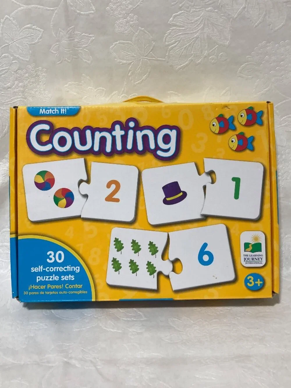The Learning Journey: Match It! 30 Piece Self-Correcting Number & Learn to Count
